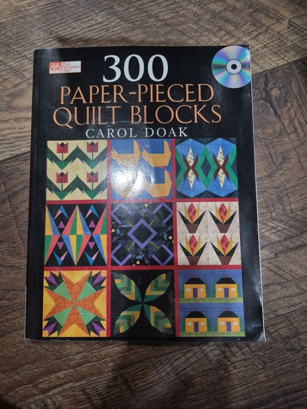 300 Paper Pieced Quilt Blocks By Carol Doak Includes New Sealed CD-ROM